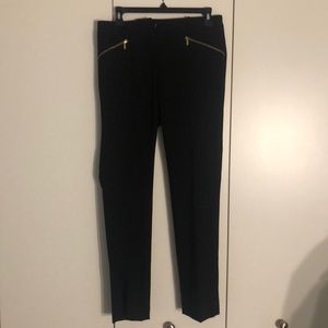 Black Calvin Klein Straight Cut Slacks